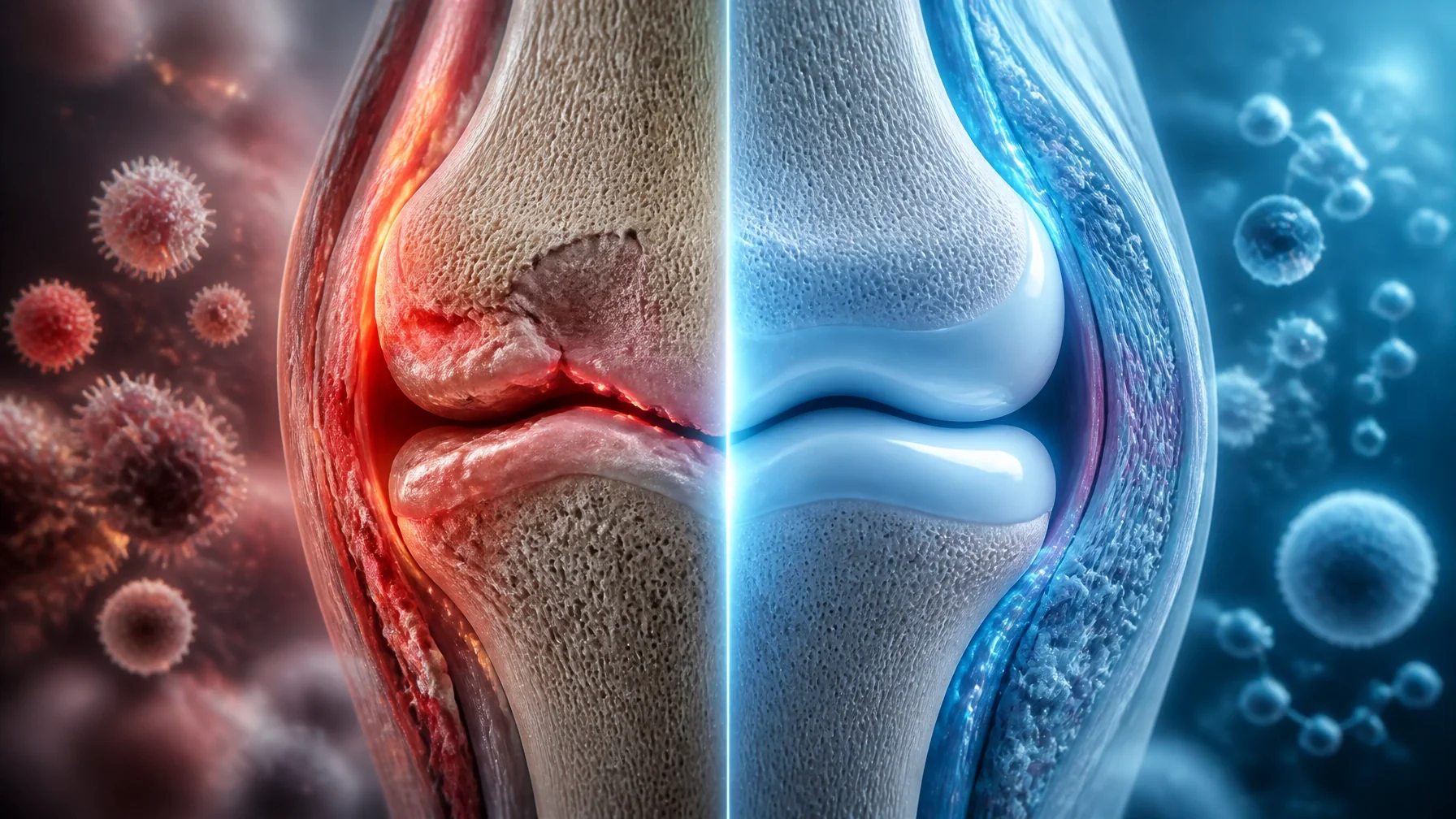 Cortisone degeneration versus regeneration in a joint for non-surgical joint repair Sarasota
