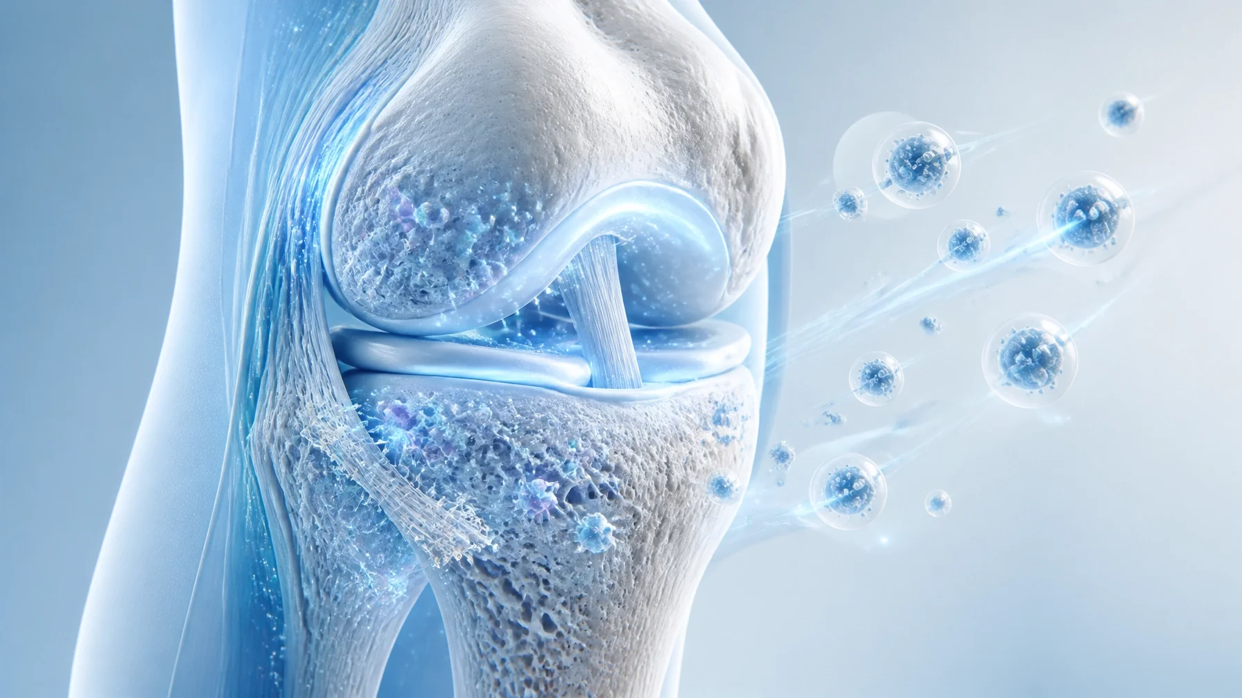 Biological renovation of a joint by cellular signals for non-surgical joint repair Sarasota