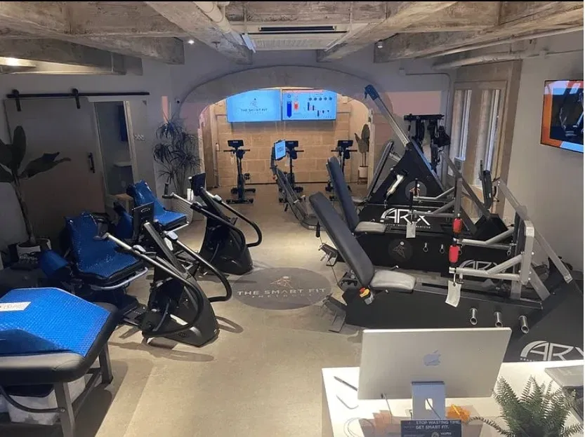 ARTC clinical floor showing EWOT and PPOT equipment in Sarasota